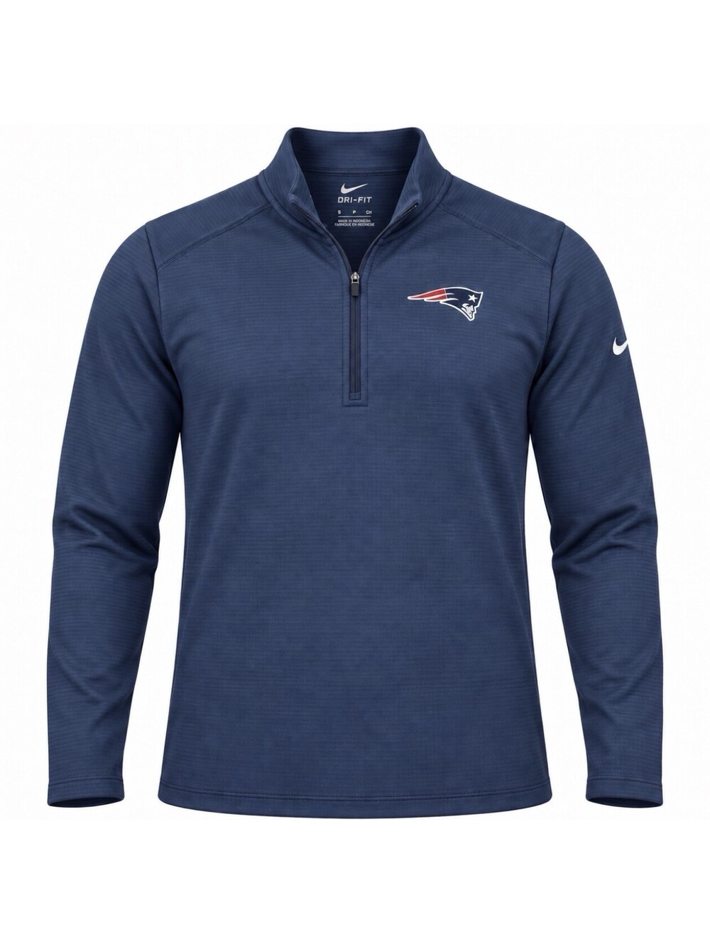 Nike New England Patriots Dri-FIT 1/4 Zip Pullover Men’s Small Navy NFL NWT